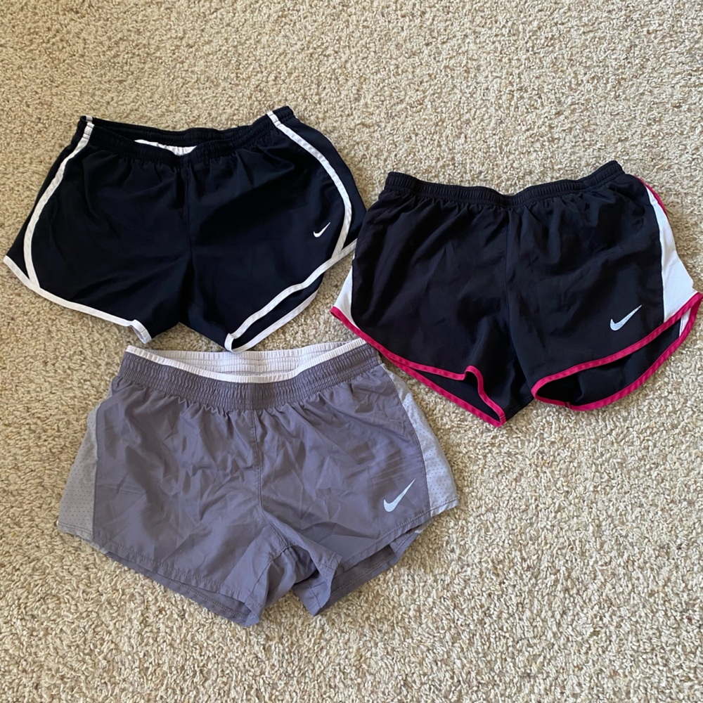 Nike shorts set of 3, size S